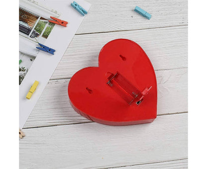 Illuminate Your Space with Our Adorable LED Heart Shaped Night Light - Perfect for Weddings, Birthdays, and Home Decor!