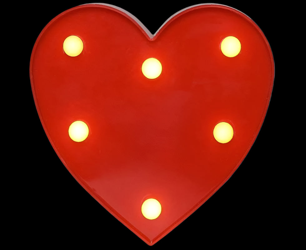 Illuminate Your Space with Our Adorable LED Heart Shaped Night Light - Perfect for Weddings, Birthdays, and Home Decor!