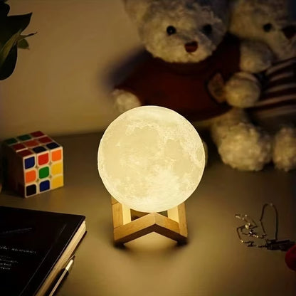 Enchanting LED Moon Light Galaxy Lamp - Perfect DIY Night Light for Kids and Adults, Ideal Birthday Gift and Bedroom Decor