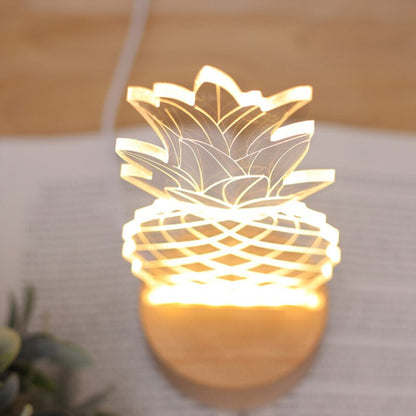 Whimsical Pineapple Table Lamp - Perfect Night Light for Any Occasion