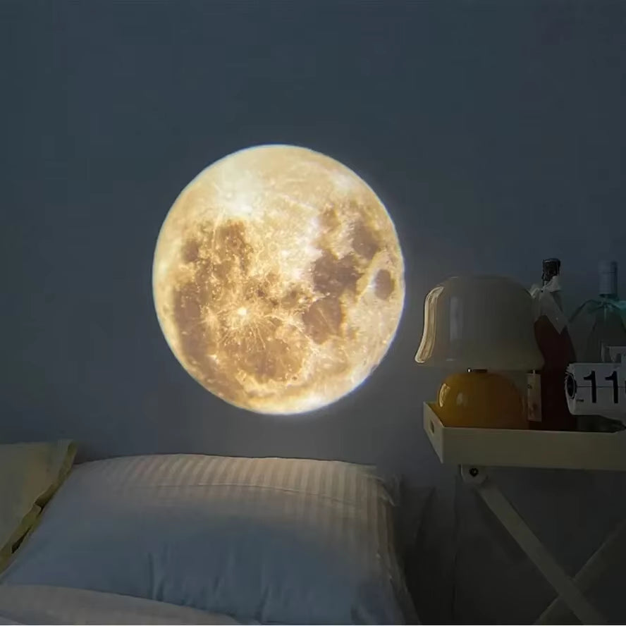 Transform Your Space with the Enchanting Novelty Moon Projector Light - Perfect for Parties and Cozy Nights!