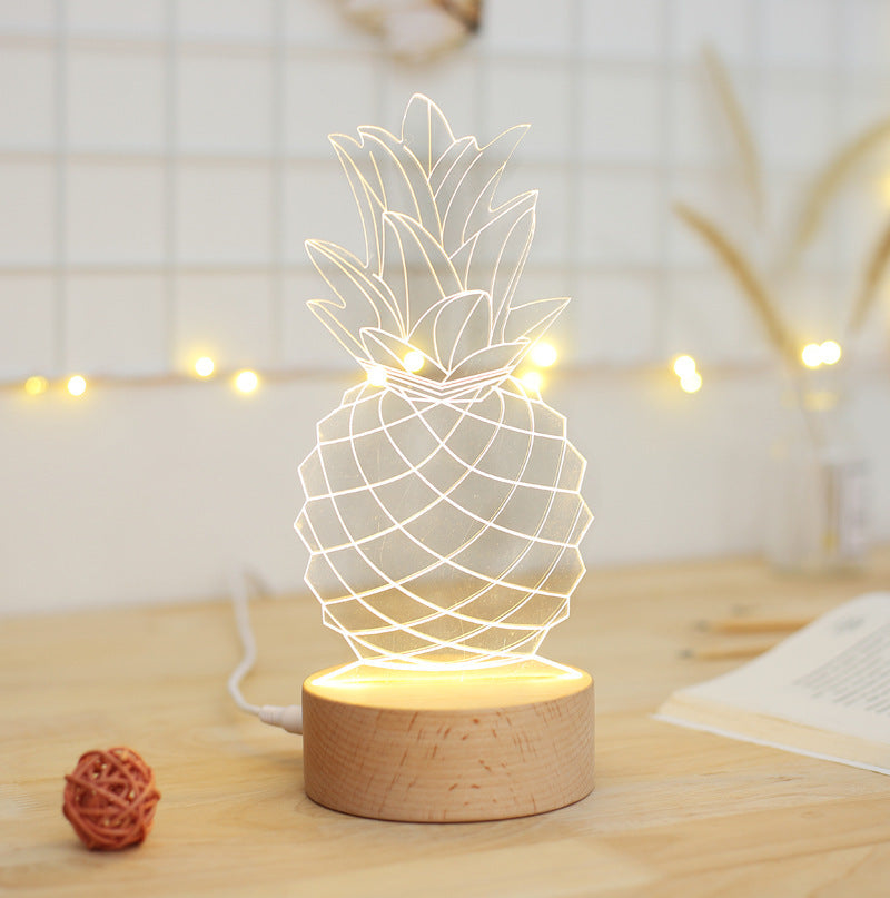 Whimsical Pineapple Table Lamp - Perfect Night Light for Any Occasion