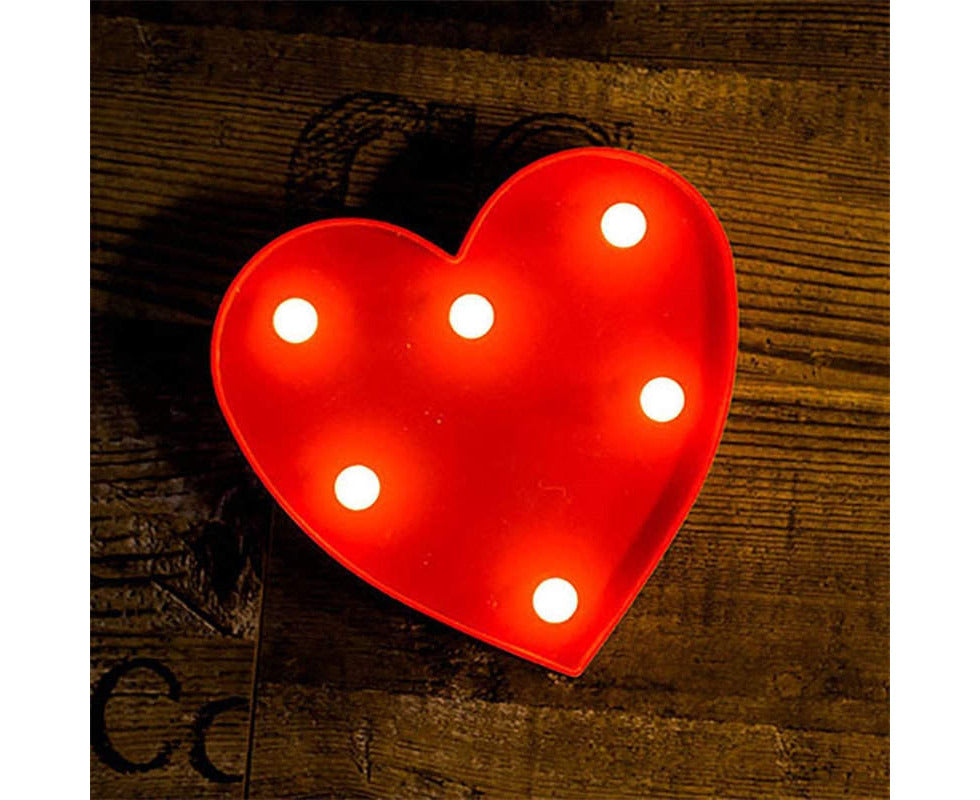 Illuminate Your Space with Our Adorable LED Heart Shaped Night Light - Perfect for Weddings, Birthdays, and Home Decor!